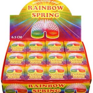 Rainbow Colour Magic Slinky Spring 6.5cm